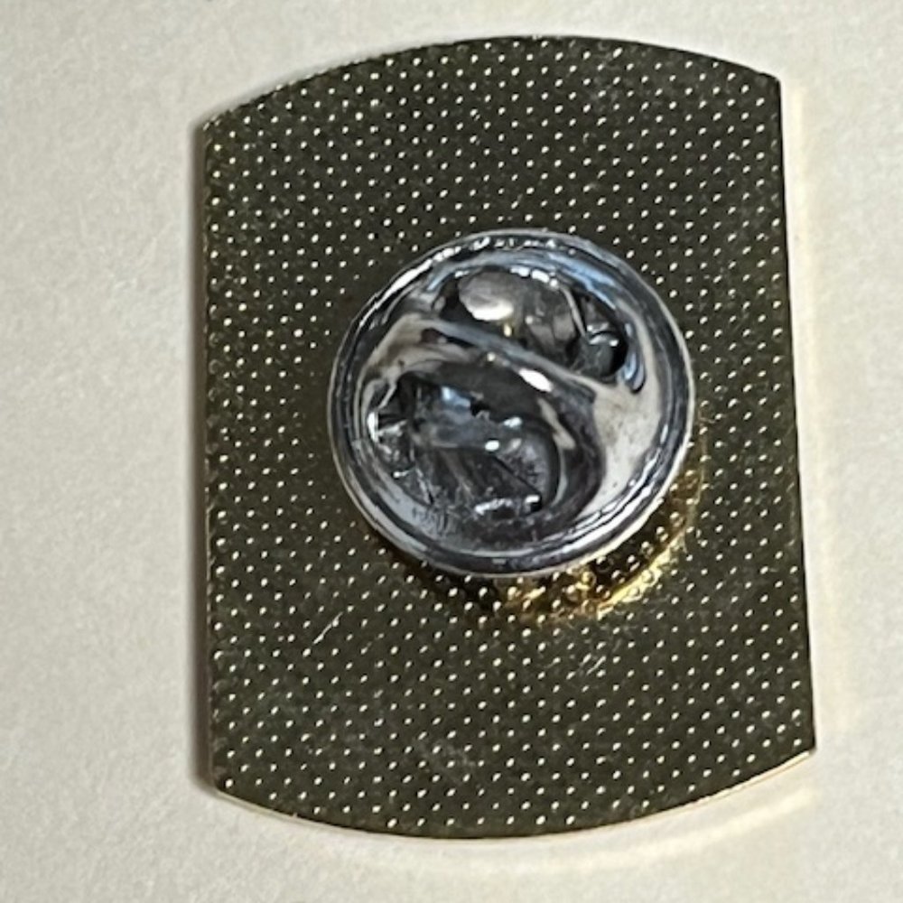 VTG 1998 Ken TerryBerry Potentate Sahib Shriners Lapel Hat Pin Red White Blue 1" - Picture 2 of 5